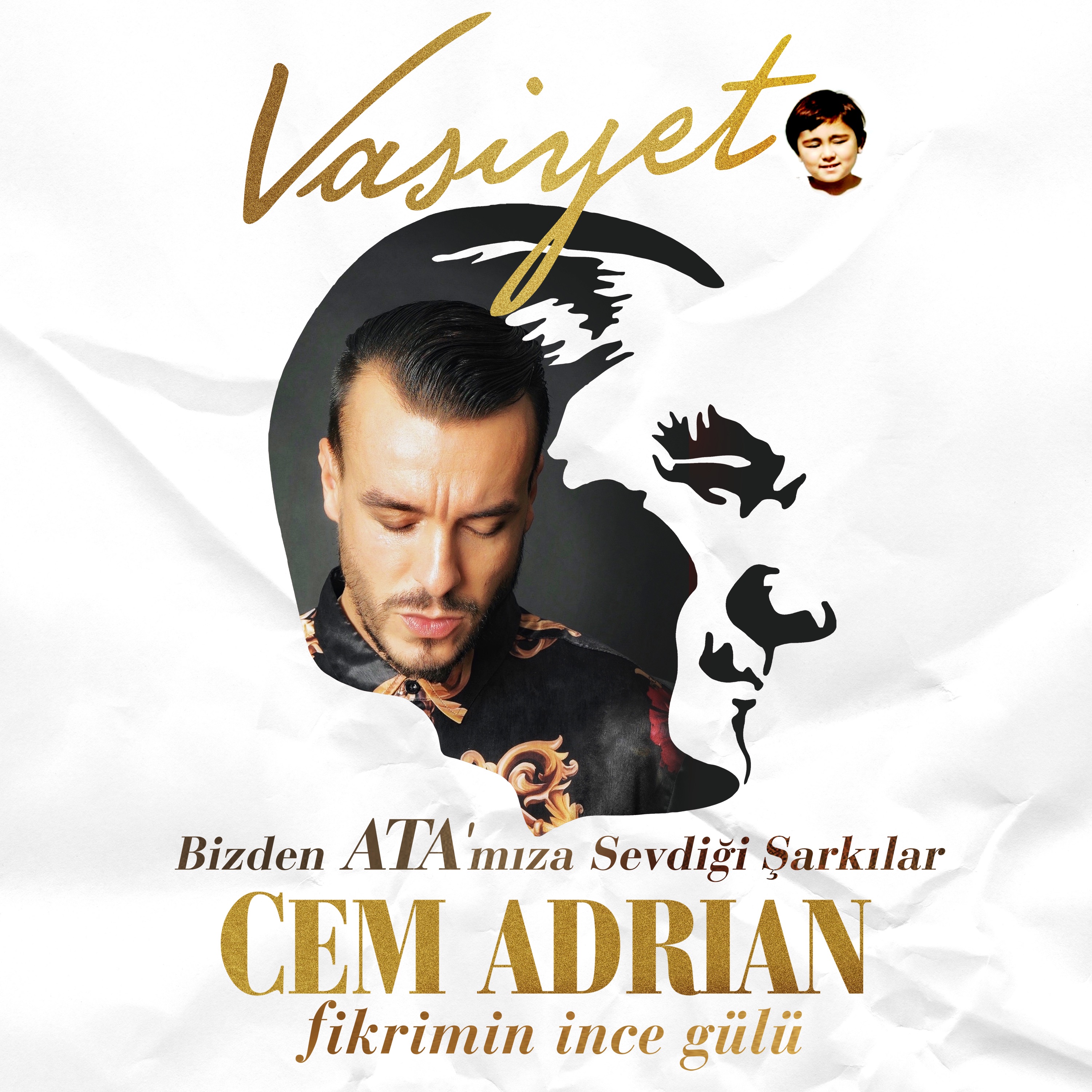 Fikrimin İnce Gülü (Vasiyet - Bizden Ata'mıza Sevdiği Şarkılar) albüm kapağı